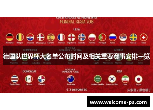 德国队世界杯大名单公布时间及相关重要赛事安排一览